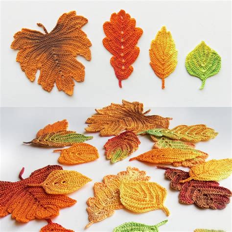 Crochet Fall Leaf