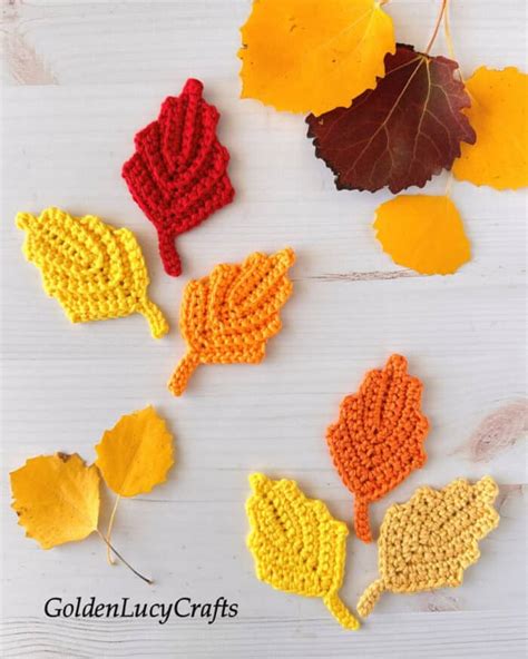 Crochet Fall Leaves Pattern