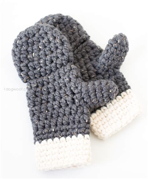 Crochet Fingerless Gloves With Flap