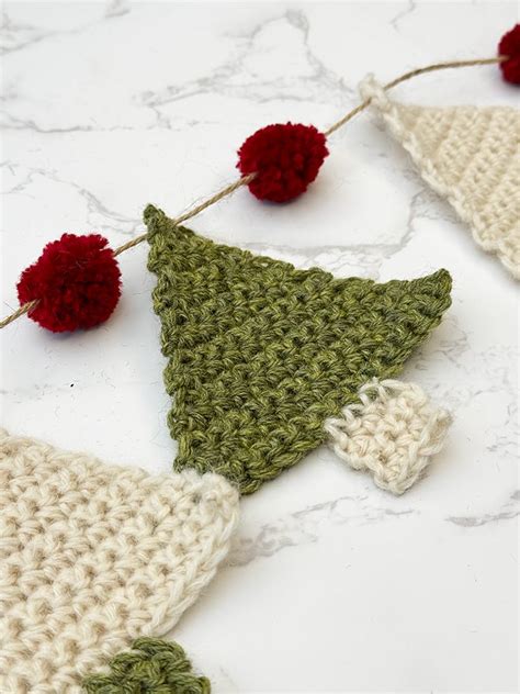 Crochet Flat Christmas Tree Pattern