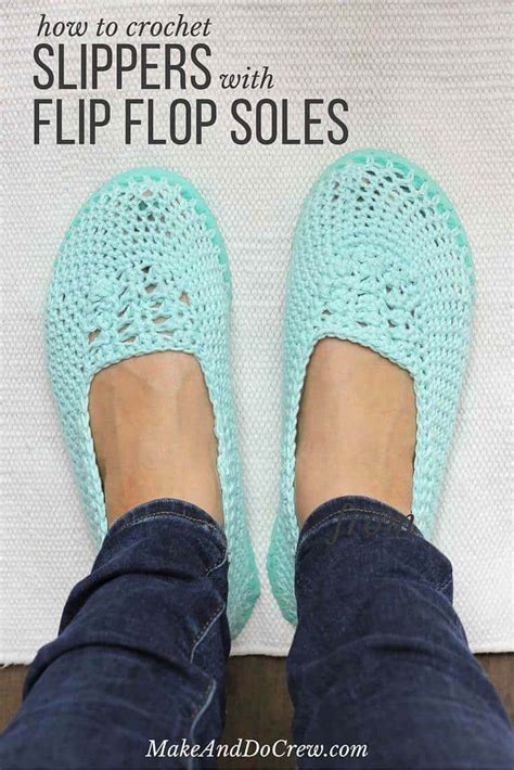 Crochet Flip Flops Free Pattern