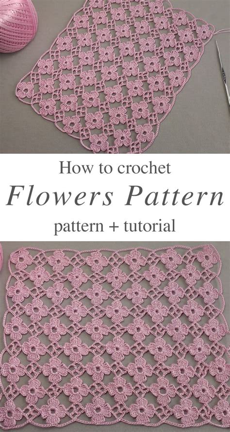 Crochet Floral Lace Pattern