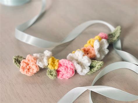 Crochet Flower Crown Pattern