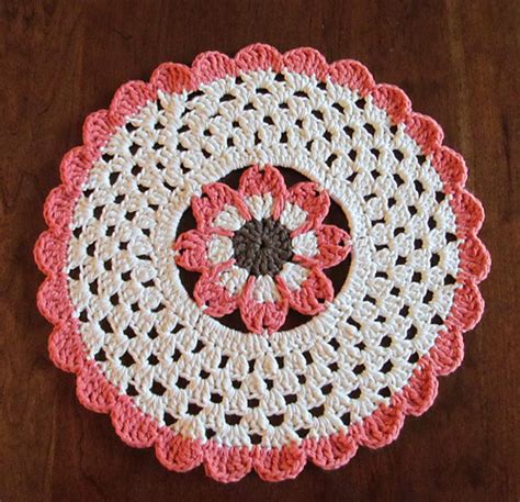 Crochet Flower Placemat