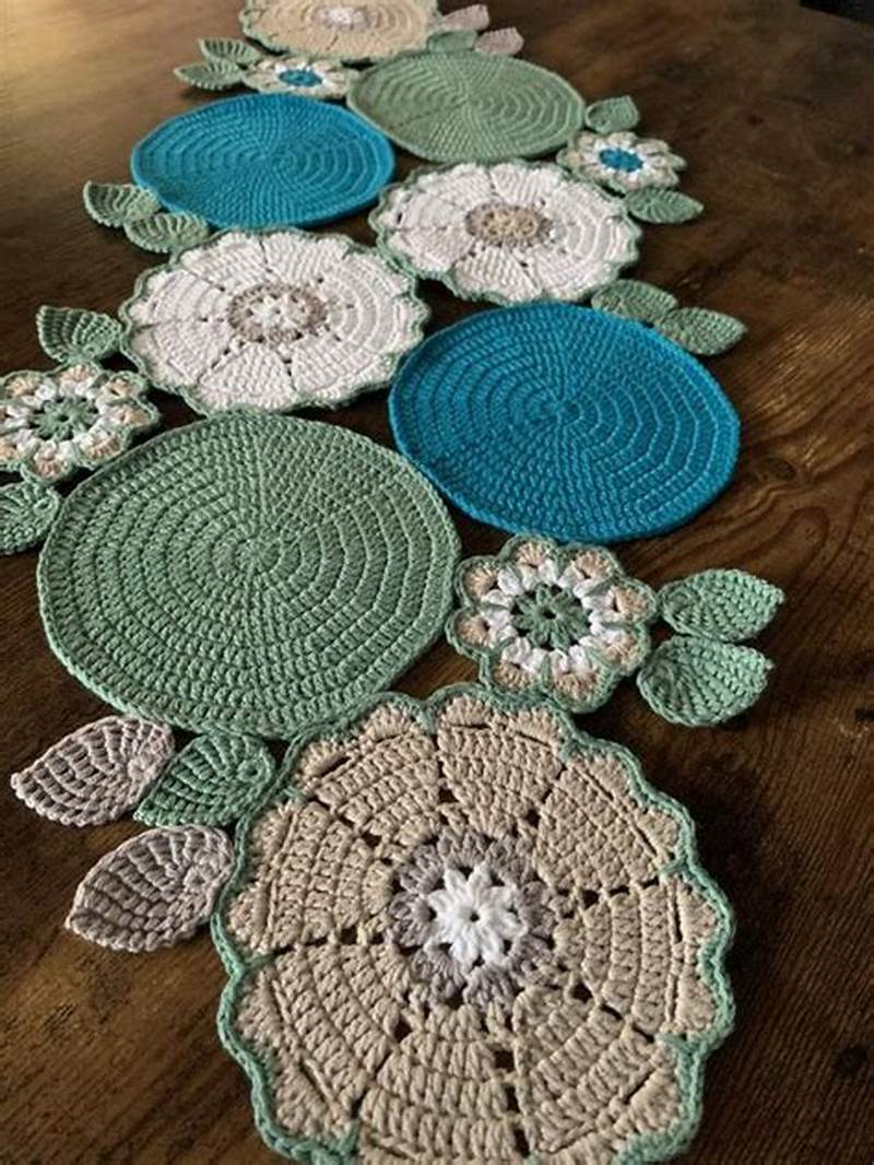 Crochet Flower Table Runner Pattern Free