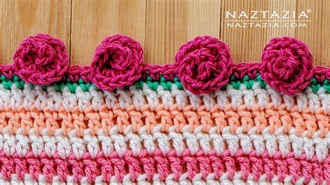 Crochet Flower Trim