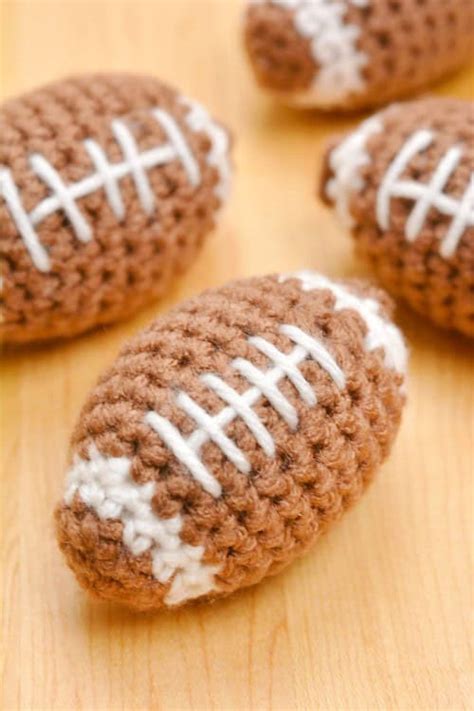Crochet Football Free Pattern