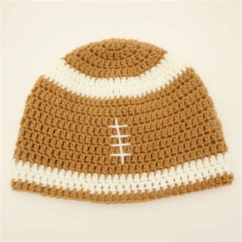 Crochet Football Hat Pattern Free