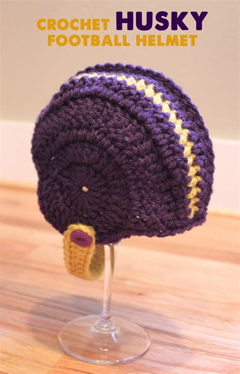 Crochet Football Helmet Pattern