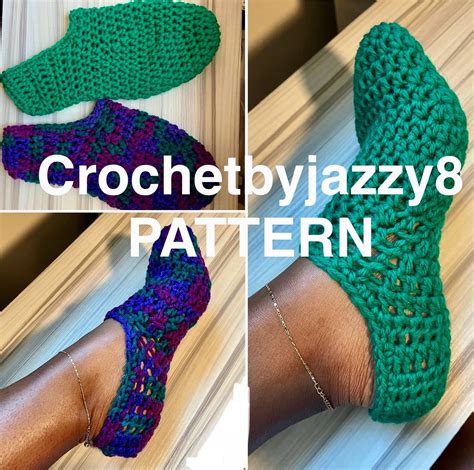 Crochet Footie Socks