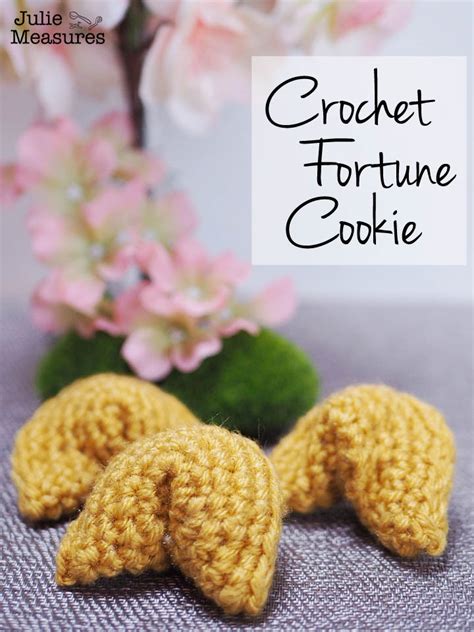 Crochet Fortune Cookie