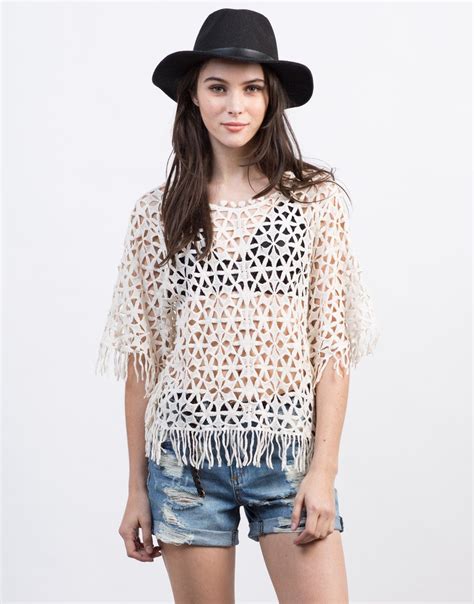 Crochet Fringe Top