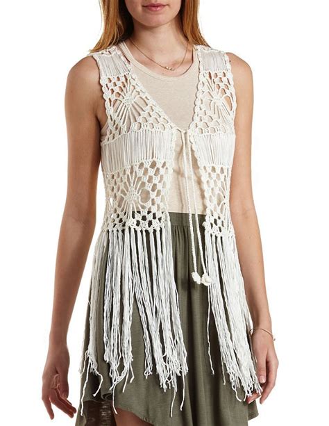 Crochet Fringe Vest