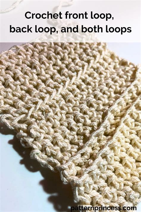 Crochet Front Loop Back Loop