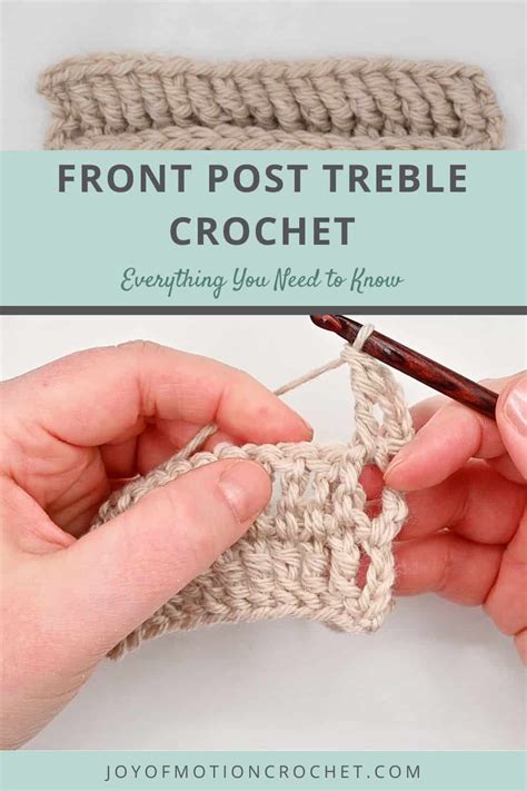 Crochet Front Post Treble