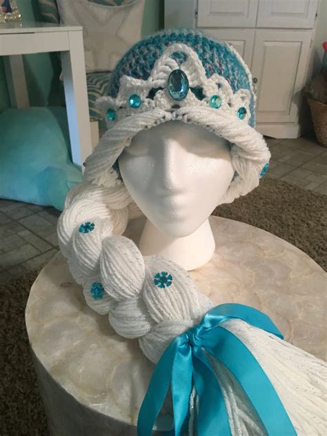 Crochet Frozen Elsa Hat