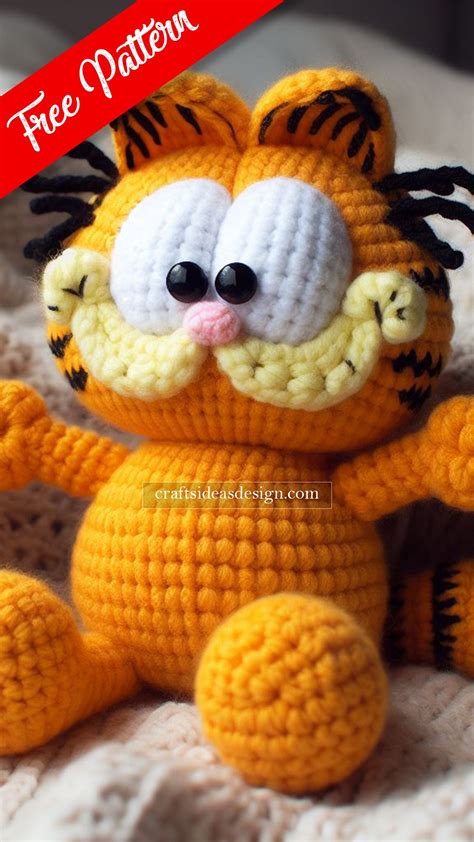 Crochet Garfield Free Pattern
