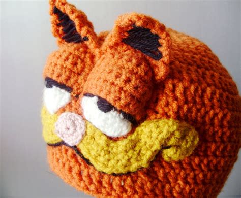 Crochet Garfield Hat