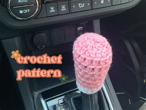 Crochet Gear Shift Cover