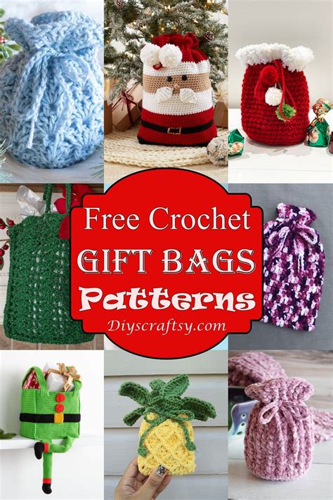 Crochet Gift Bag Patterns