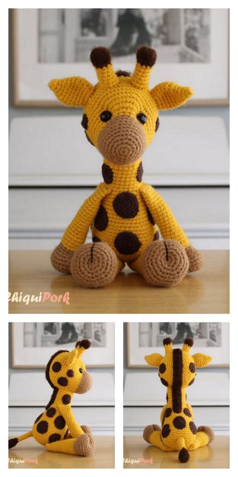 Crochet Giraffe Free Pattern