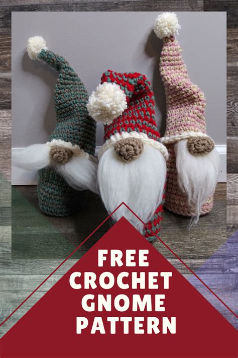 Crochet Gnomes Free Patterns