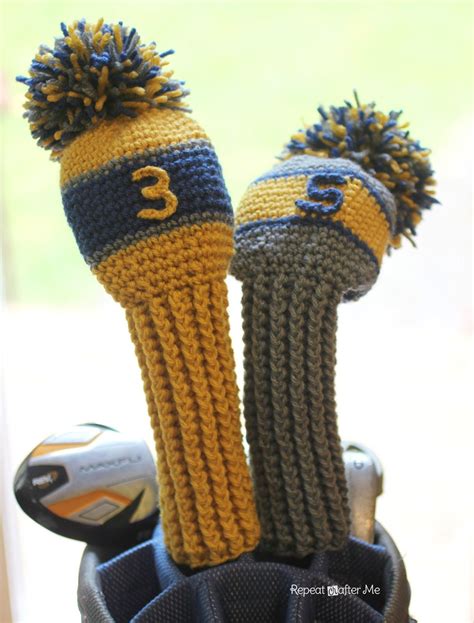 Crochet Golf Club Cover Free Pattern