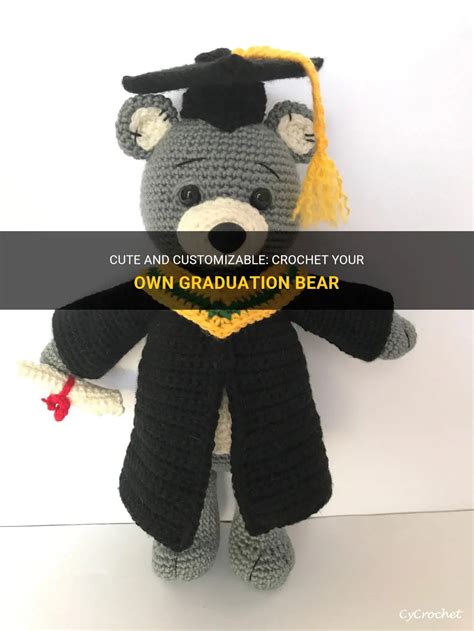 Crochet Graduation Bear