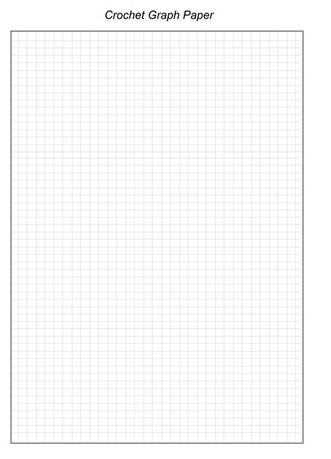 Crochet Graph Paper