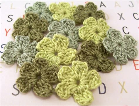 Crochet Green Flower
