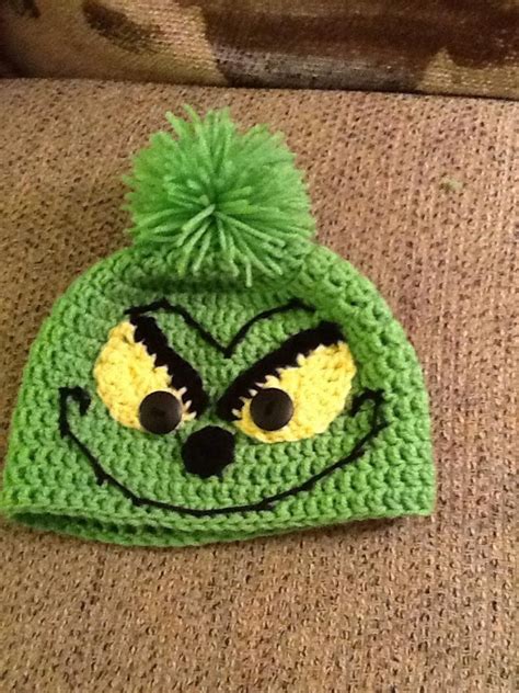 Crochet Grinch Hat