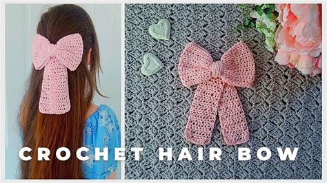 Crochet Hair Bow