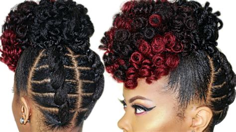 Crochet Hair Styles Updo