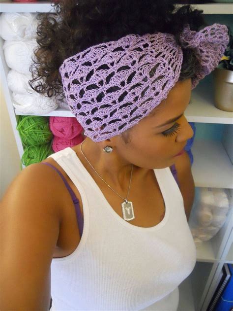 Crochet Hair Wrap