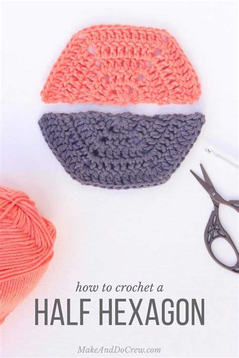 Crochet Half Hexagon