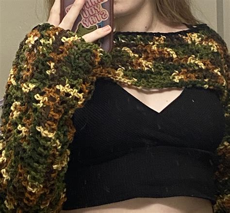 Crochet Half Sweater