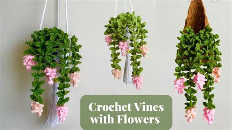 Crochet Hanging Flowers