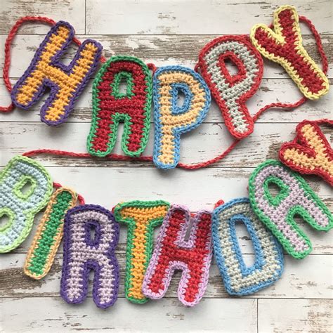 Crochet Happy Birthday