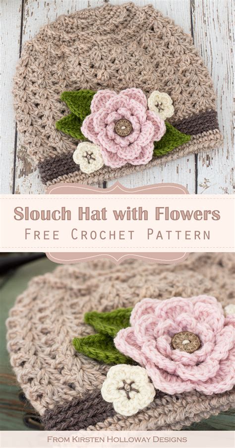 Crochet Hat Flower