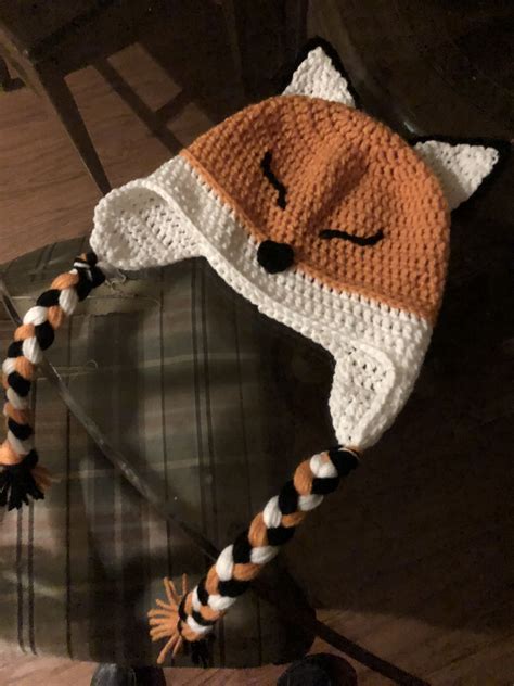 Crochet Hat Fox