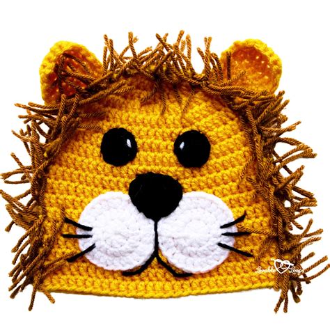 Crochet Hat Lion