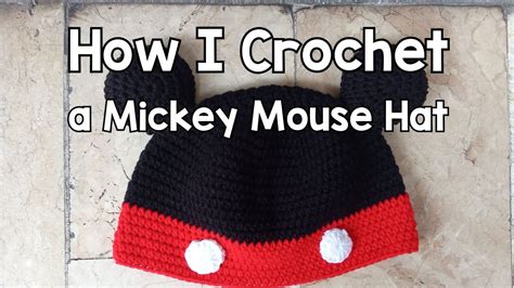 Crochet Hat Mickey Mouse