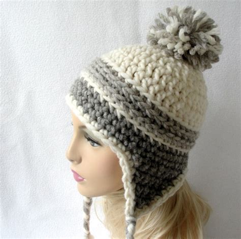 Crochet Hat With Ear Flaps
