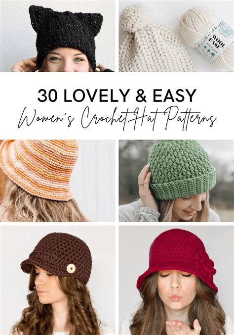 Crochet Hats For Ladies