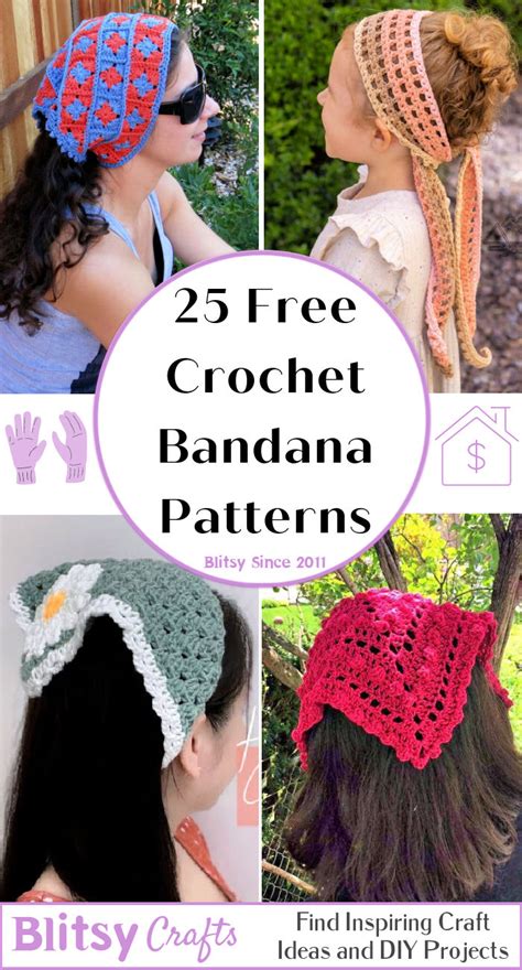 Crochet Head Bandana Pattern Free