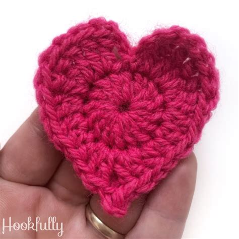 Crochet Heart Applique