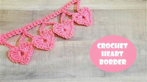 Crochet Heart Edging