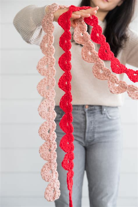 Crochet Heart Garland Free Pattern