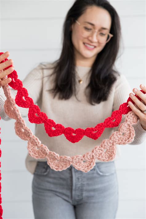 Crochet Heart Garland Pattern