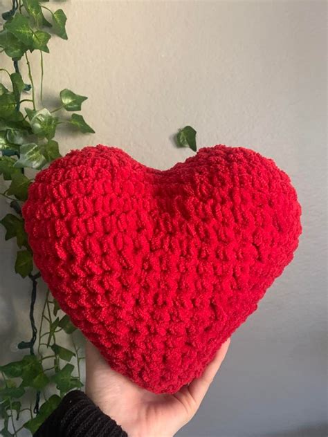 Crochet Heart Plush
